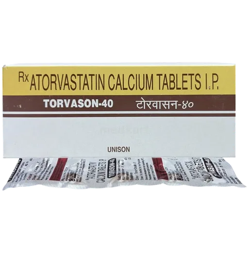 torvason 40mg tablet 10's